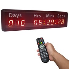 1000 Days Countdown-up Timer w/Remote Ideal Days Countdown Clock for Retireme...