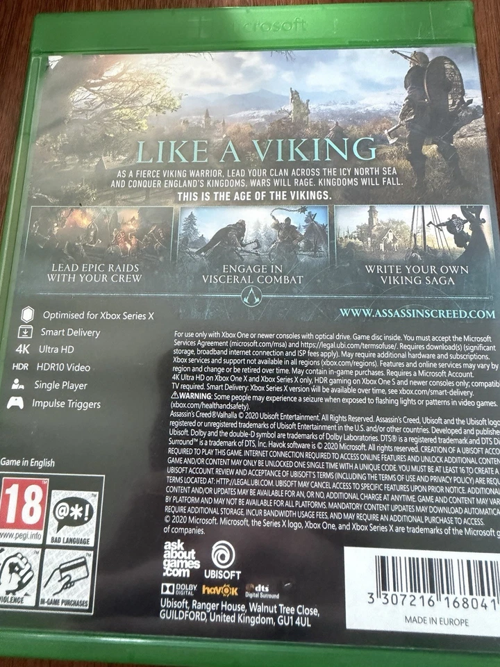 Assassin's Creed Valhalla (Microsoft Xbox Series X, 2020), photo 2 of 4