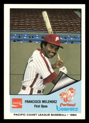 1984 Cramer Pacific Coast League Baseball Card #199 Francisco Melendez