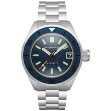 Spinnaker Piccard Automatic 550 Meters Dark Cerulean Watch - Brand New