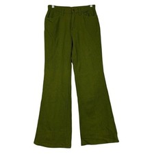 Levi  s Vintage Early 70  s Big E For Gals Wool Green Flared Pants
