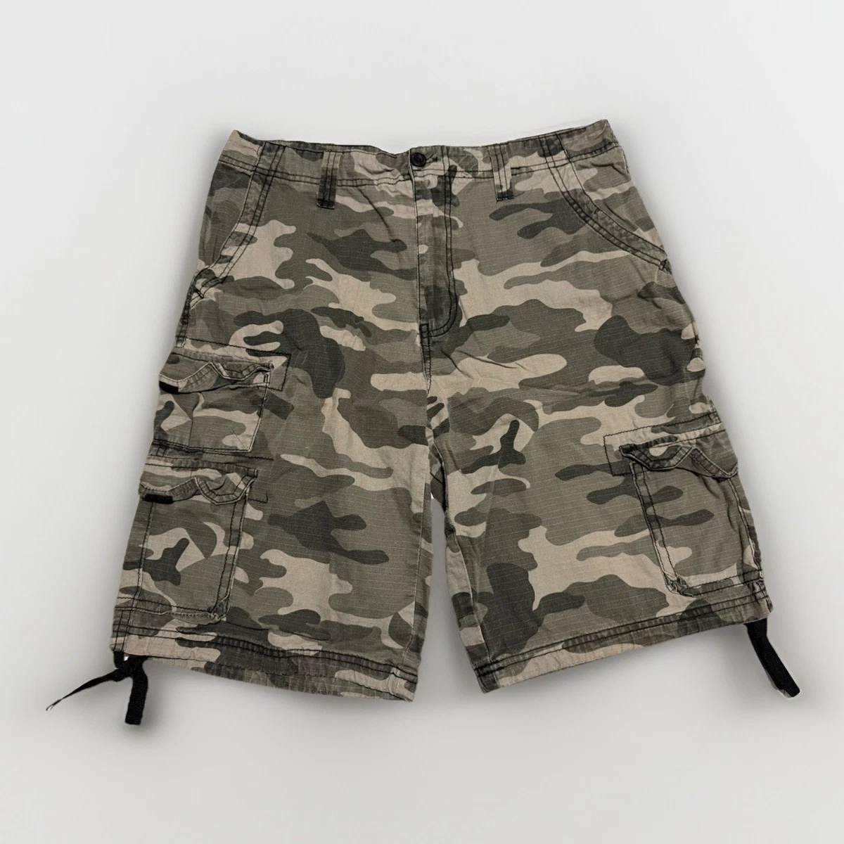 Camouflage Shorts for Men with Vintage Flat Front for sale | eBay
