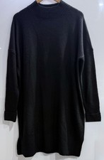 Fat Face ‘Rosie’ Roll Neck Knit Dress Black Size UK 18 NWT