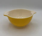 Vintage Pyrex Primary Yellow Cinderella Mixing Bowl 441 1.5 Pt Milk Glass