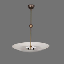 Flushmount 6 lights Pendant Mid Century Modern Raw Brass Sputnik chandelier