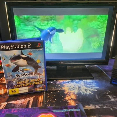 Shamu’s Deep Sea Adventures PS2 Playstation 2 Game + Manual PAL - Image 1 of 4