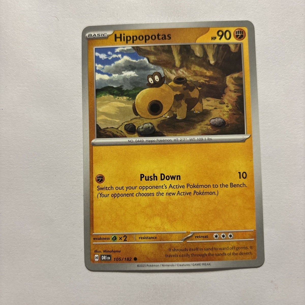 Hippopotas 105/182 Sv10: Destined Rivals Regular | eBay