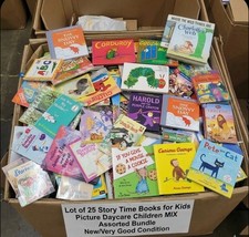 Lot of 25 Story Time Books for Kids Picture Daycare Children MIX Assorted Bundle