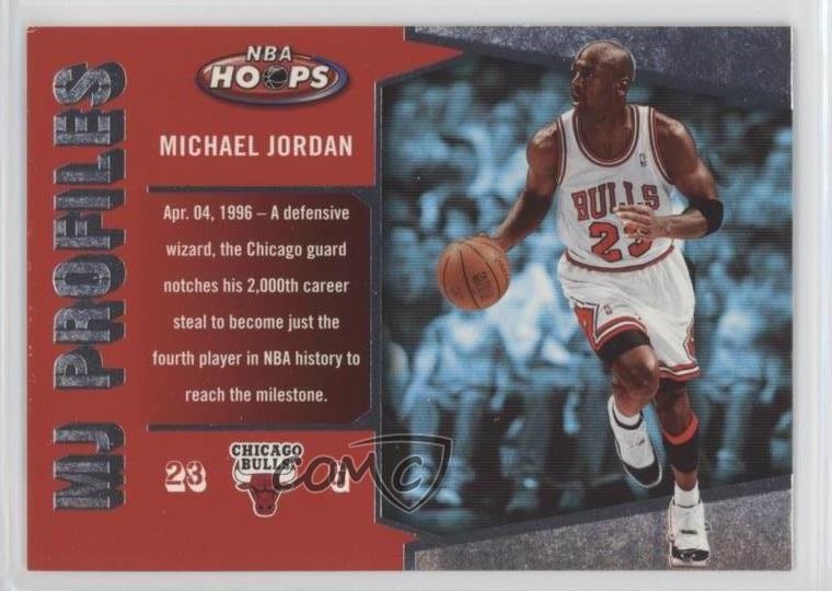 2005-06 NBA Hoops MJ Profiles Michael Jordan #MJ-3 HOF m4l