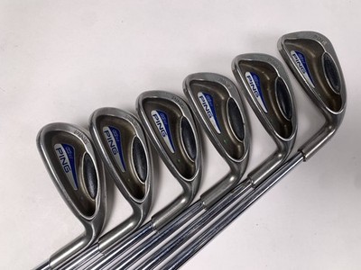 Ping G2 EZ Iron Set 7-PW+SW+LW Green Dot 2* Up Regular Steel Mens RH