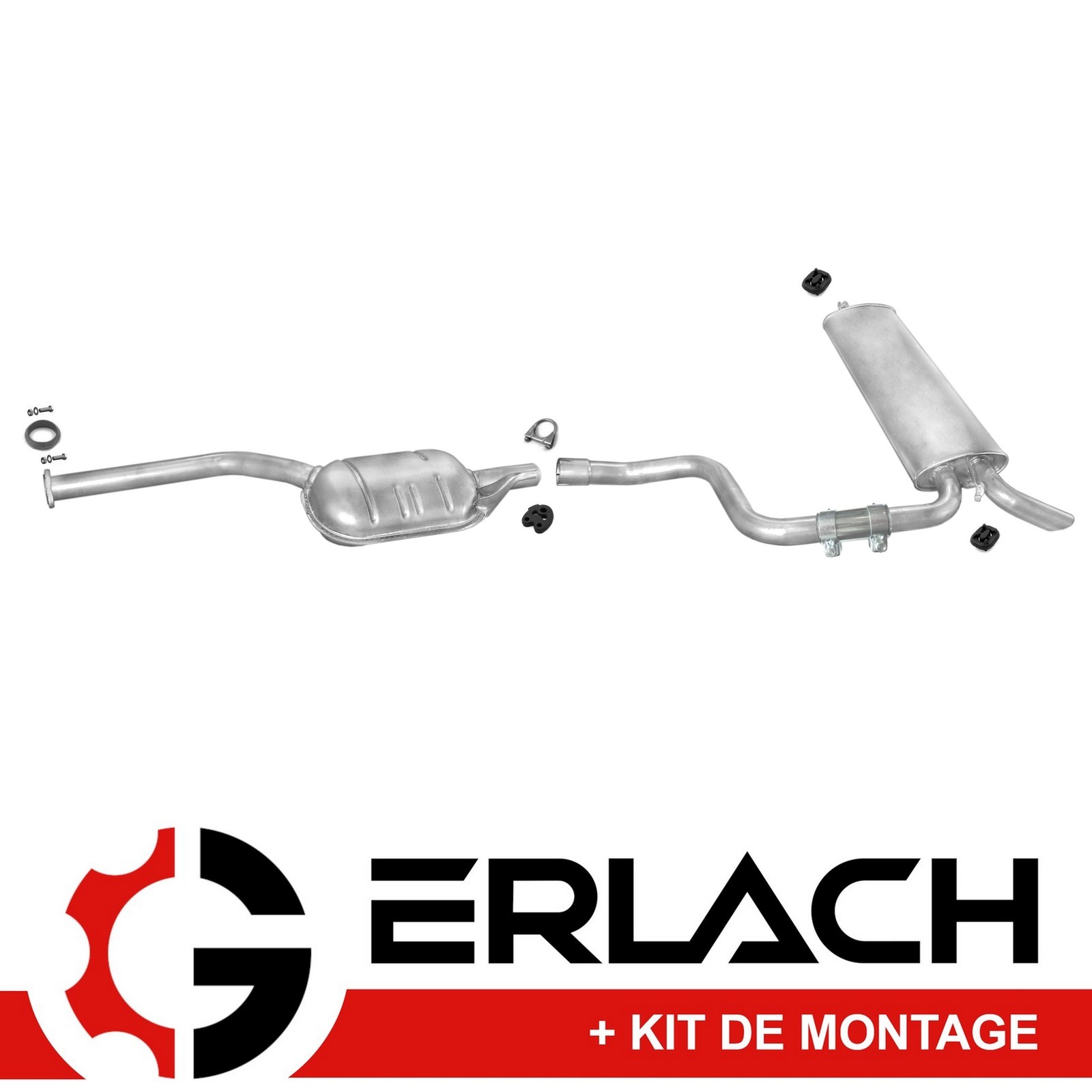 Silencieux échappement Mercedes E 300 D pot de rechange 052 pour berline