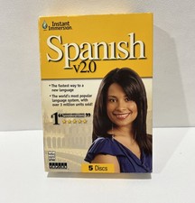 INSTANT IMMERSION SPANISH V2.0 5 CD-ROMs Plus Bonus for Windows Mac