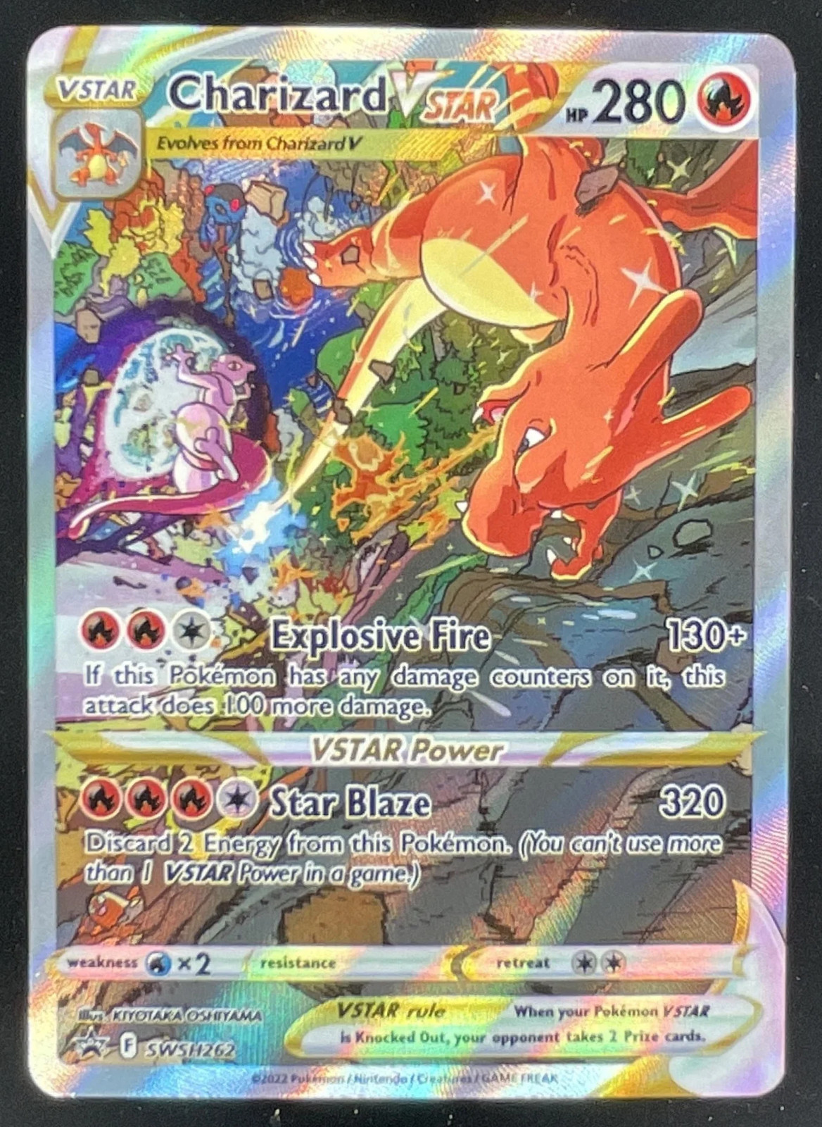 2022 Pokemon Sword & Shield Black Star Promos #SWSH262 Charizard VST