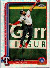 2025 Topps Chrome Logofractor Edition #293 Adolis García Texas Rangers
