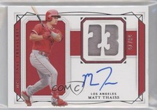 2020 Panini National Treasures Signature Numbers 68/75 Matt Thaiss Auto nd3