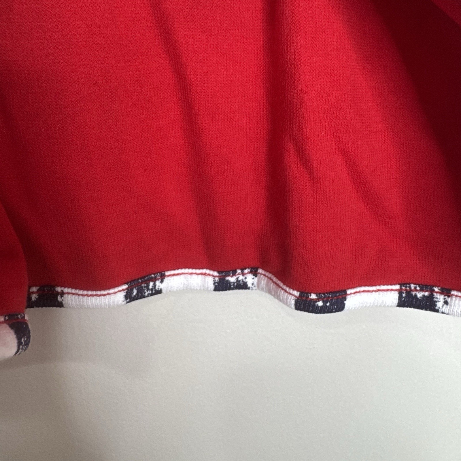 Onque Red Blue Sailing Patchwork Anchor Nautical … - image 8