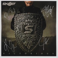 Skillet JSA Signed Autograph Album Record Vinyl Victorious