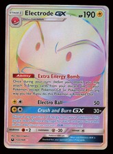ELECTRODE GX 2018 Pokemon Tempesta Celeste Arcobaleno Segreto Raro #172/168