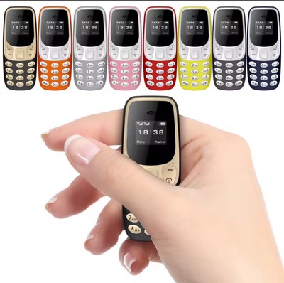 SERVO BM10 Mini Cell Phone 0.66'' Dual Sim Bluetooth 600mAh MicroSD