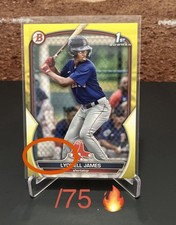 Lyonell James 2023 Bowman 1st yellow 11/75 ⚾️⚾️ 🔥🔥