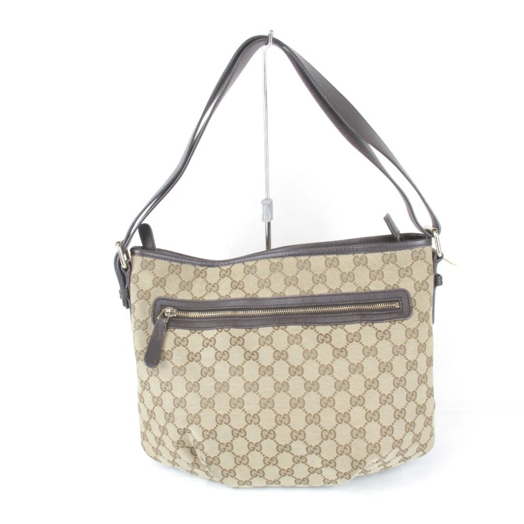 Sac à bandoulière Gucci 388930 525040 Gg toile marron occasion