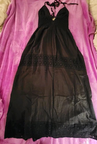 UNDERCOVER Victorias Secret Ludi Lmtd Edition RARISSIMO bordo in pizzo eyelit nero maxi 6