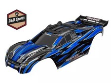 Traxxas 6785-BLUE - Body, Blue Rustler 4x4 VXL