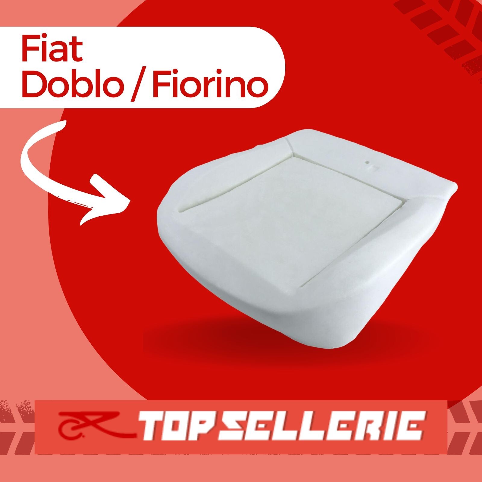 Mousse pour Fiat Fiorino Doblo Top Sellerie Auto MA0045 rembourrage de siege utilitaire
