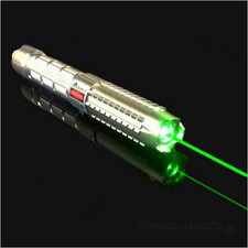 520nm Adjustable Focus Green Pointer Pen Light Visible Beam Flashlight Charger