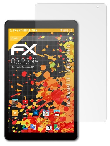 atFoliX 2x Film Protection d'écran pour Alcatel 1T 10 8082 2018 mat&antichoc - Photo 3/9