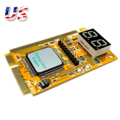 Mini PC Laptop Analyzer PCI PCI-E LPC Tester Diagnostic Post Test Card F