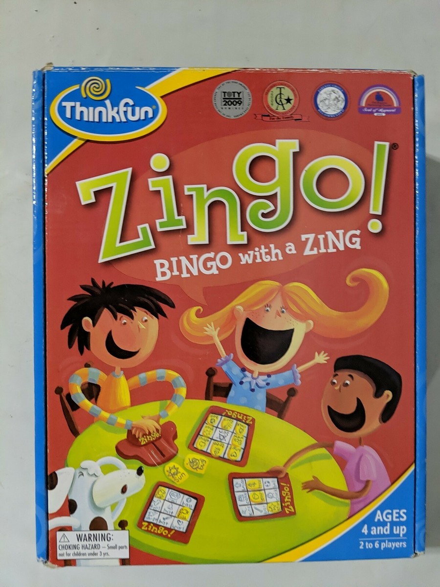 bingo商品 Zingo! Bingo with a Zing Educational Game By Thinkfun