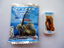 1 Stck  "ICE AGE 4"- DOMINOSTEIN / Nr.9  "DIEGO"  Werbeartikel/Sammelaktion REAL