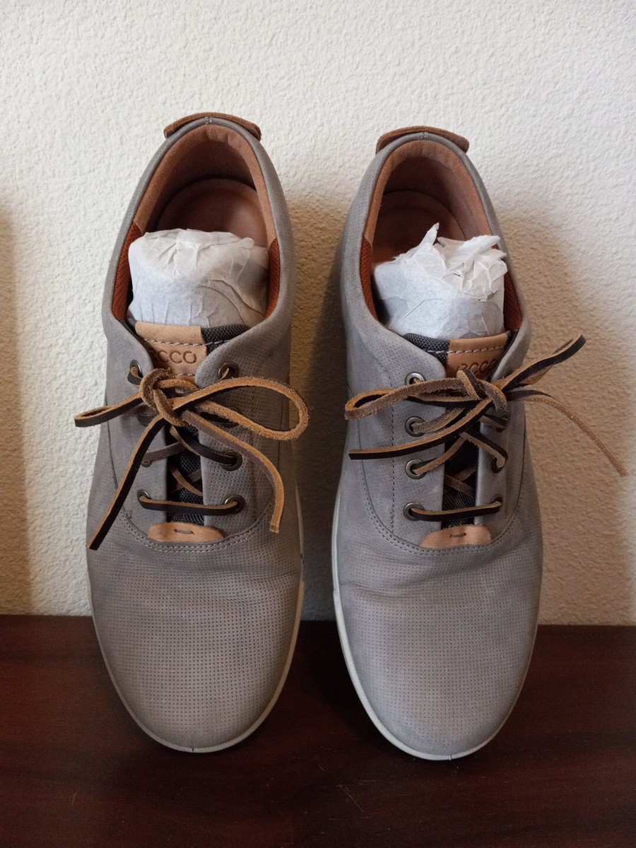 ECCO Grey Leather Oxford / Boat Shoe — Size 10.5 (EU 44) Men main image 4