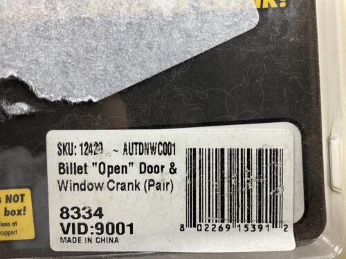 Autoloc AUTDNWC001 Billet Door & Window Crank Pair, Hot Rod, Custom - Picture 3 of 3