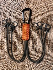 8 Drop Game Tote Carrier Strap Duck Goose Pheasant Paracord Brown & OD Green