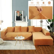 Waterproof Sofa Covers Thick Velvet Couch Cover Slipcover Furniture Protector