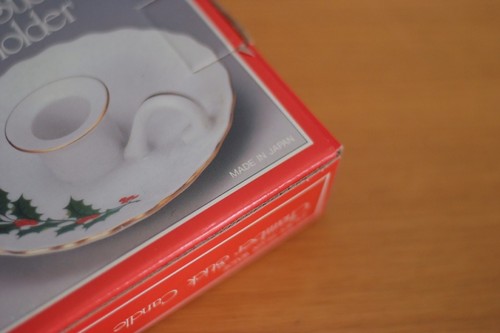 Vintage Ceramic Chamber Stick Candle Holder In Box, New Old Stock, Made in Japan - Picture 5 of 10