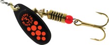 Mepps Black Fury Black Orange Spots Spinner Worlds Number 1 Lure