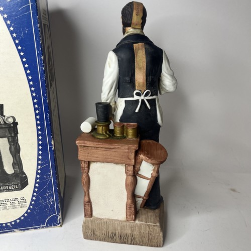 Vtg Americana Porcelain Alexander Graham Bell McCormick Distilling Co. Decanter - Picture 7 of 10