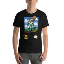 Boston Celtics Basketball Jersey NES Nintendo Vintage 8-bit Retro T-Shirt