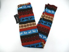 NWT Womens Leadingstar Leggings Reindeers Brown Red Black Blue L/XL
