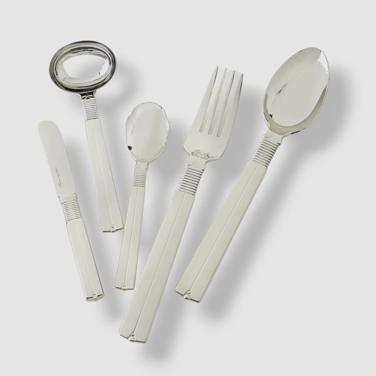 150 Ricci Silversmith SIlver 5 Piece Artisan Hostess Flatware