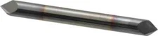 Accupro 1/4" Cutter Head Diam, 1/4" Shank, 2 Flute Double End Solid Carbide C...