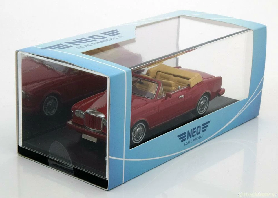 Bentley Continental Cabrio 1985 Red Neo 44150 1/43 Resina Convertible - Immagine 3 di 3