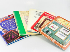 5pc Lot CrossStitch Cross Stitch Needlepoint Designs Samplers Hardcover Book