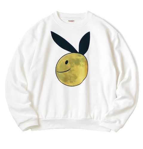KAPITAL Smile crewneck sweatshirt ECO Japan smily white new | eBay