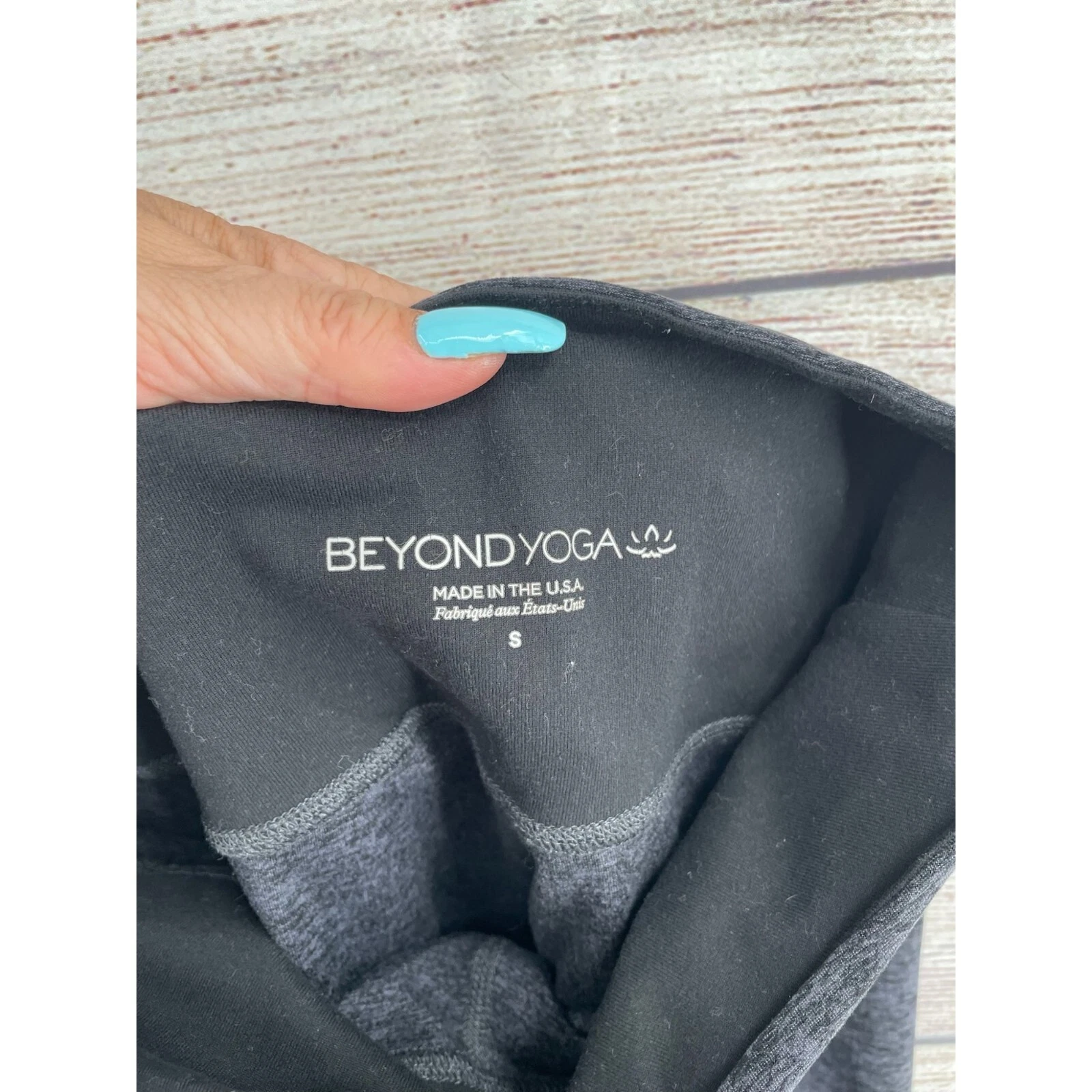 beyond-yoga mesh panel leggings