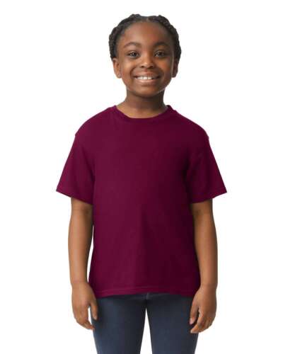 Gildan Youth 100% Ring Spun Cotton Softstyle T-Shirt - G640B - Picture 12 of 21