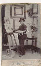 Foto XL retrato pintor de arte en estudio foto Ramer Waldkirch / Elzach K1.79